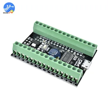 CH340 2 v 1, USB Ovládač Terminal Adapter Atmega328P Nano 3.0 V3.0 Micro Radič Modul Pre Arduino Expansion Board